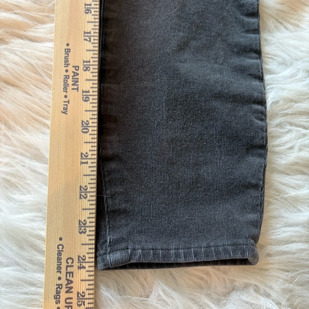 Pilcro And The Letterpress High Rise Skinny Corduroy Pants Womens 28x24 Gray - Picture 10 of 11